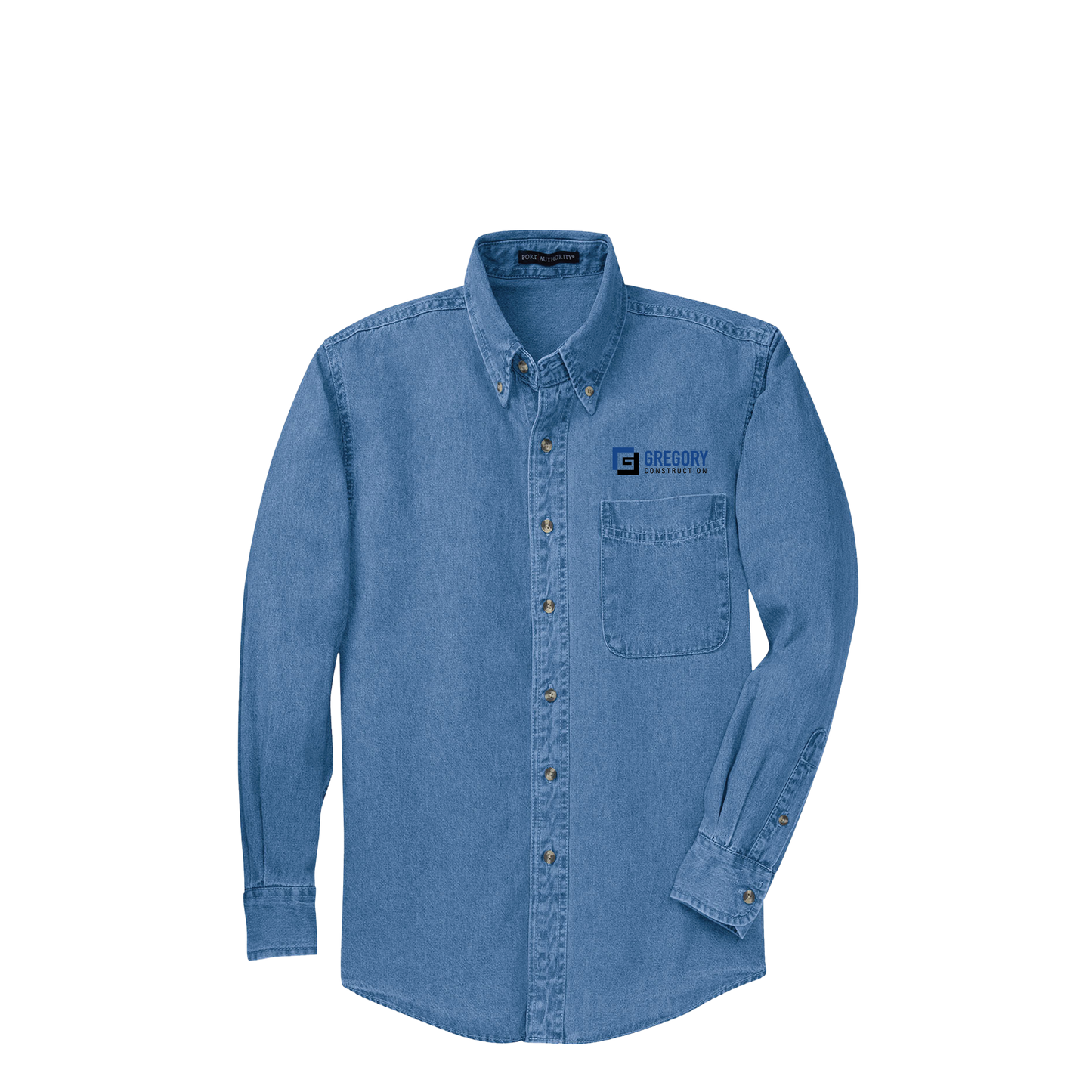 Gregory Construction - BRO LS Faded Denim Shirt