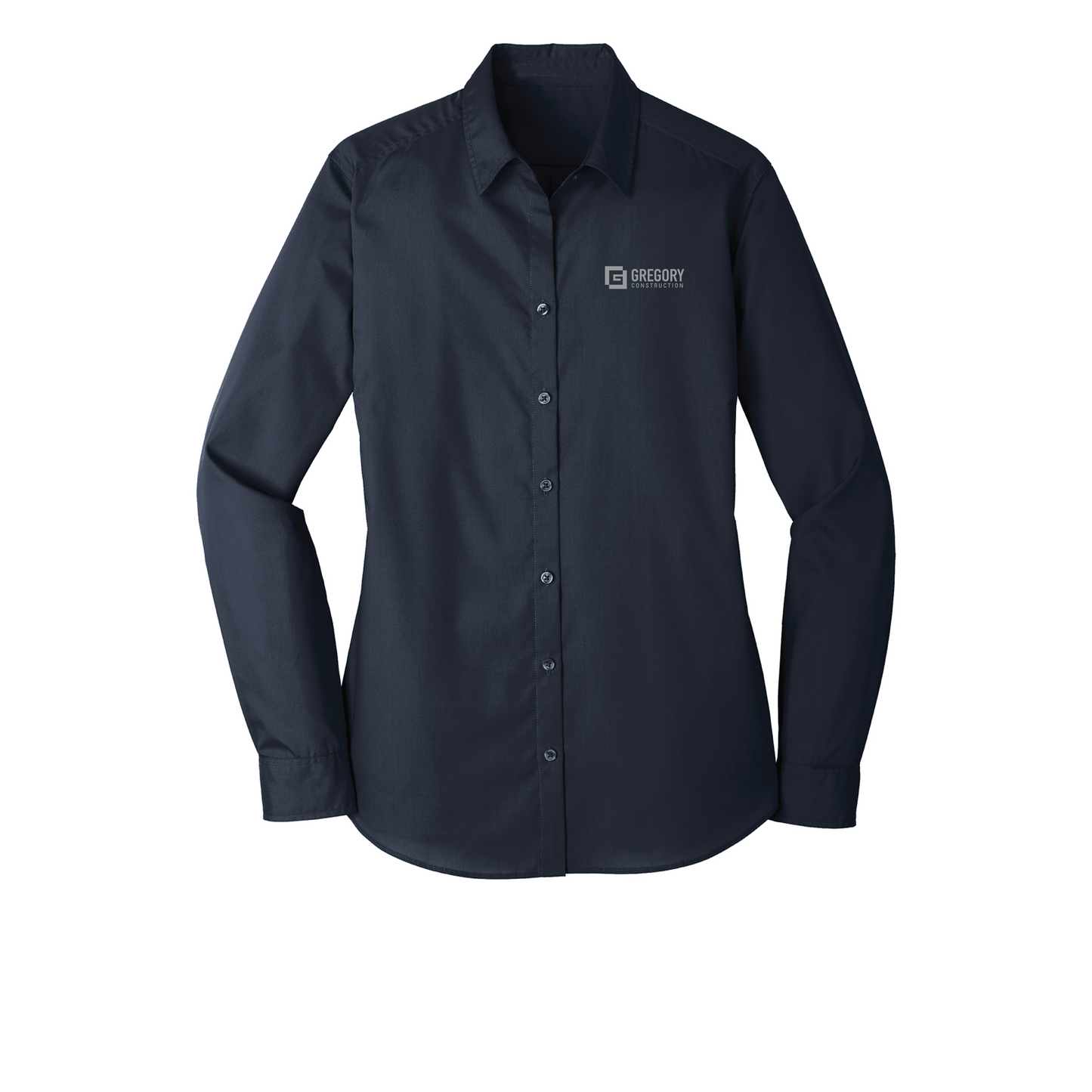 Gregory Construction - Bro Women's Long Sleeve Button Down