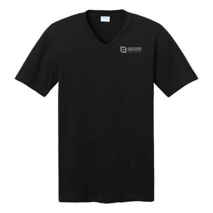 Gregory Construction - Port & Co Core Cotton V-Neck Tee (Unisex)