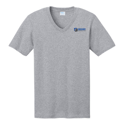 Gregory Construction - Port & Co Core Cotton V-Neck Tee (Unisex)