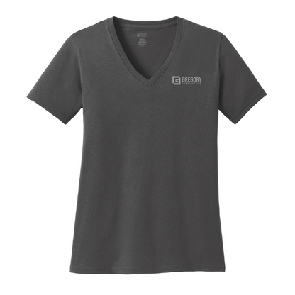 Gregory Construction - Women's Core Cotton V-Neck Tee