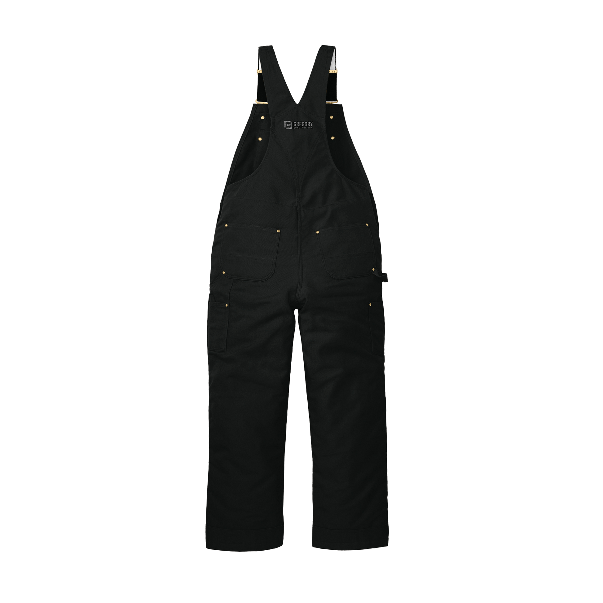 Gregory Construction - Tall Firm Duck Insulated Bib Overalls, durable fabric, adjustable suspenders, multiple pockets