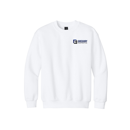 Gregory Construction - Gildan Youth Heavy Blend Crewneck Sweatshirt
