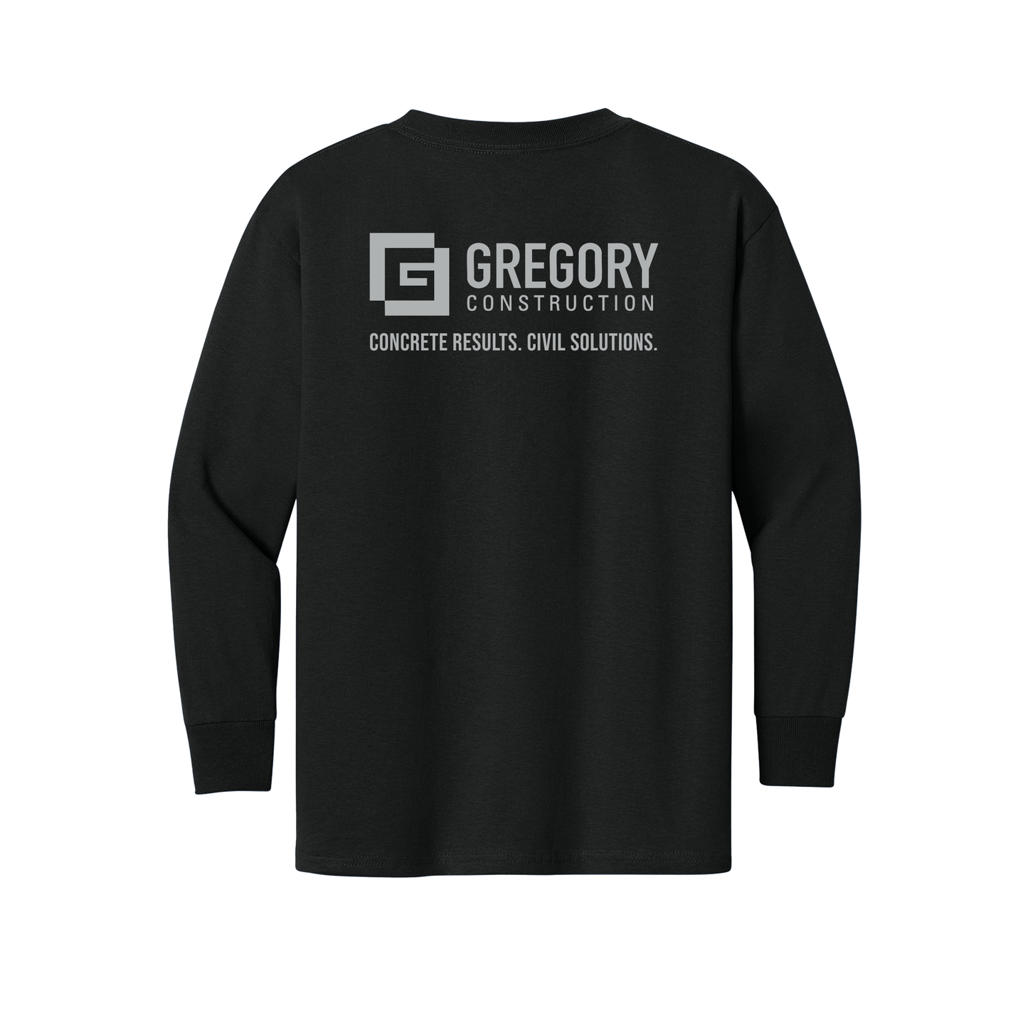 Gregory Construction - Gildan Youth Heavy Cotton 100% Cotton LS T-shirt