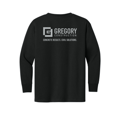 Gregory Construction - Gildan Youth Heavy Cotton 100% Cotton LS T-shirt
