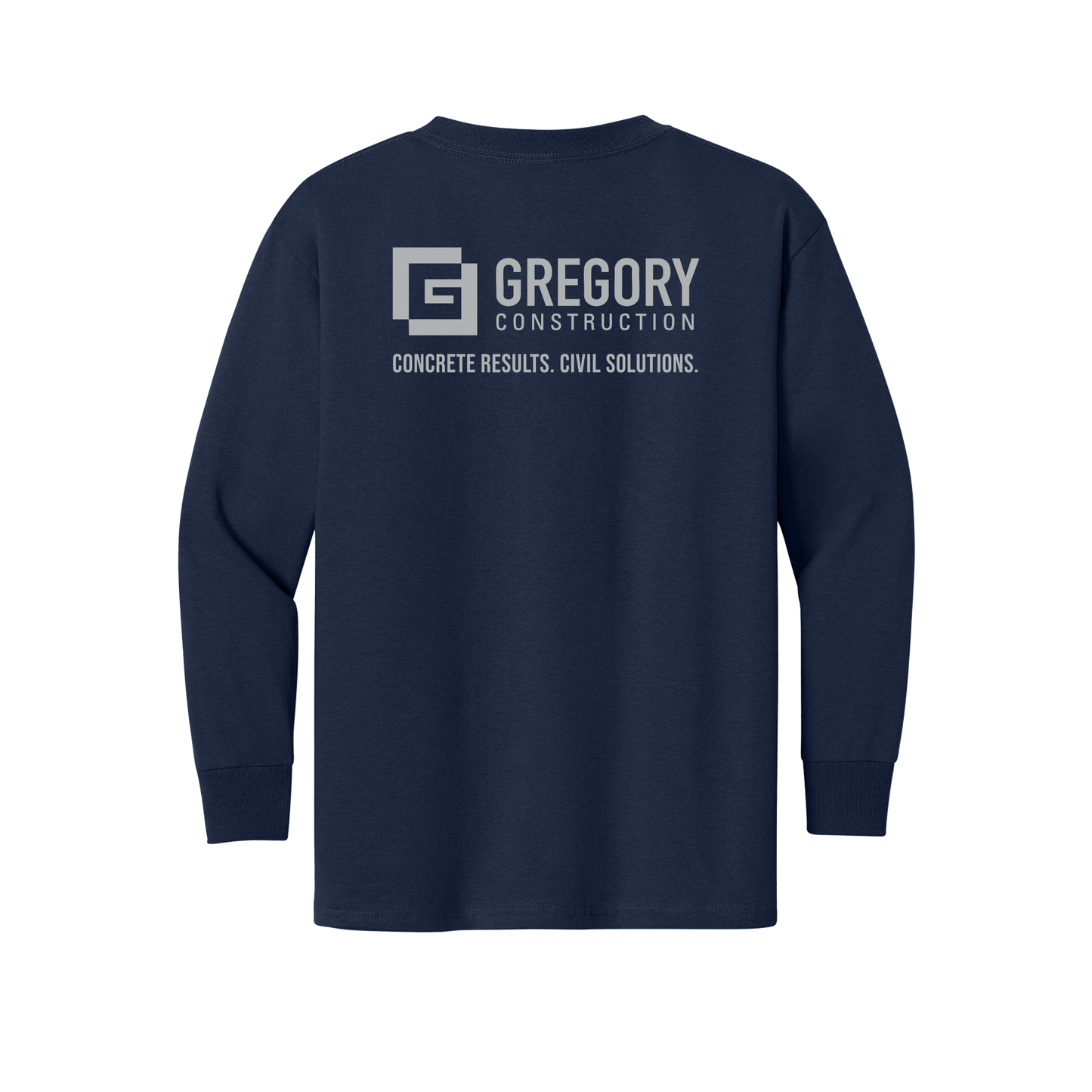 Gregory Construction - Gildan Youth Heavy Cotton 100% Cotton LS T-shirt