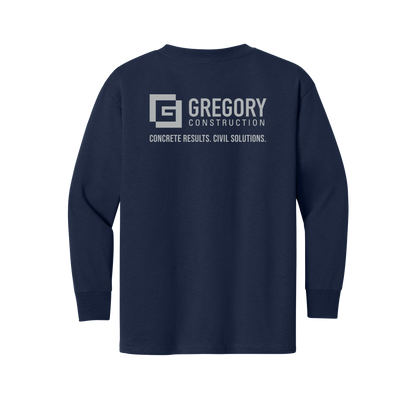Gregory Construction - Gildan Youth Heavy Cotton 100% Cotton LS T-shirt