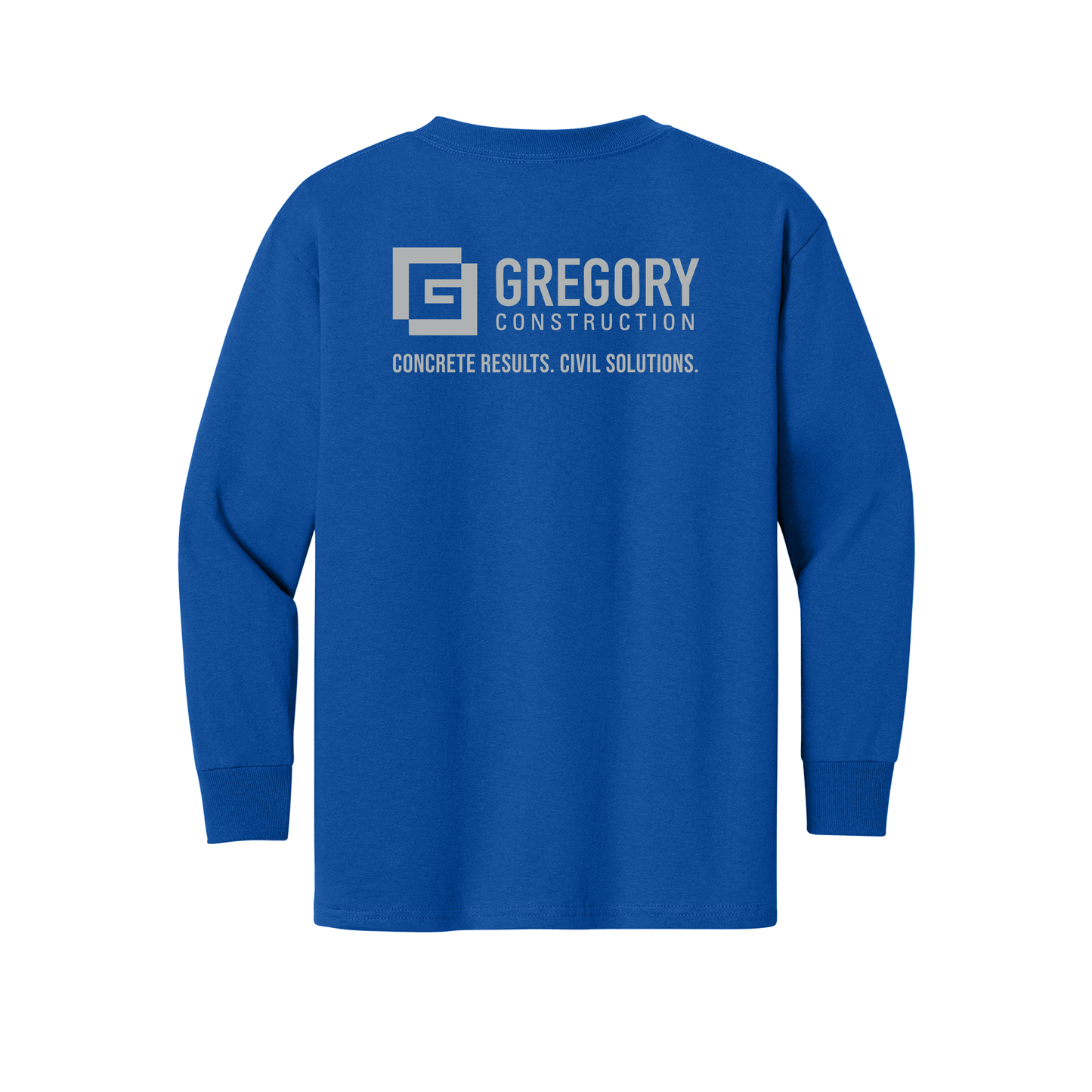 Gregory Construction - Gildan Youth Heavy Cotton 100% Cotton LS T-shirt