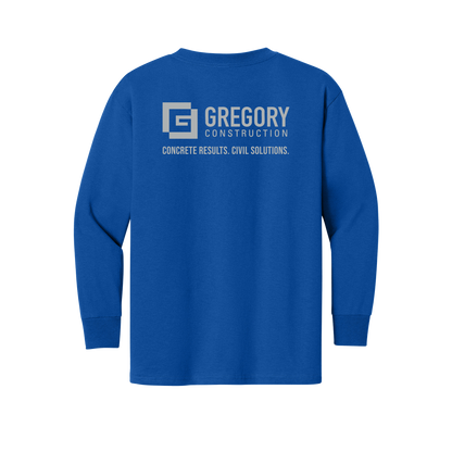 Gregory Construction - Gildan Youth Heavy Cotton 100% Cotton LS T-shirt