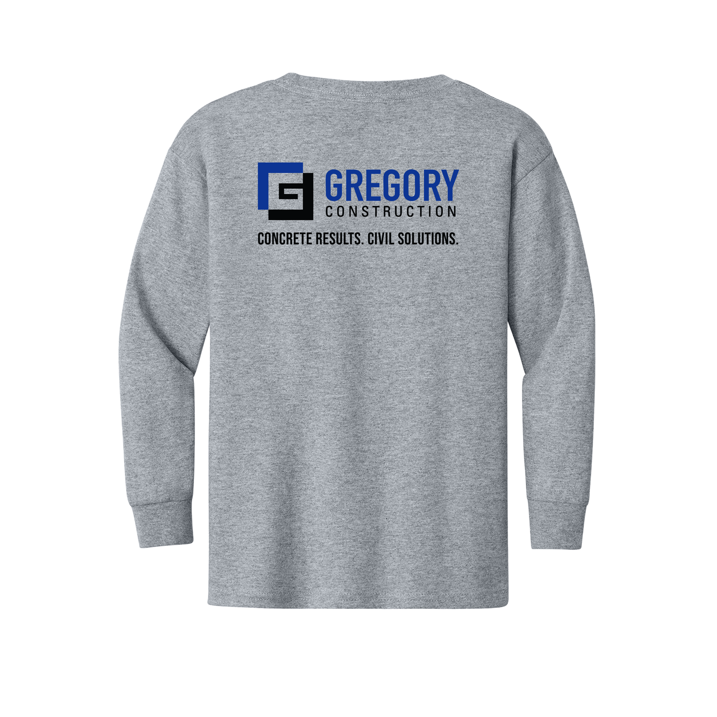 Gregory Construction - Gildan Youth Heavy Cotton 100% Cotton LS T-shirt
