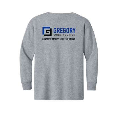 Gregory Construction - Gildan Youth Heavy Cotton 100% Cotton LS T-shirt