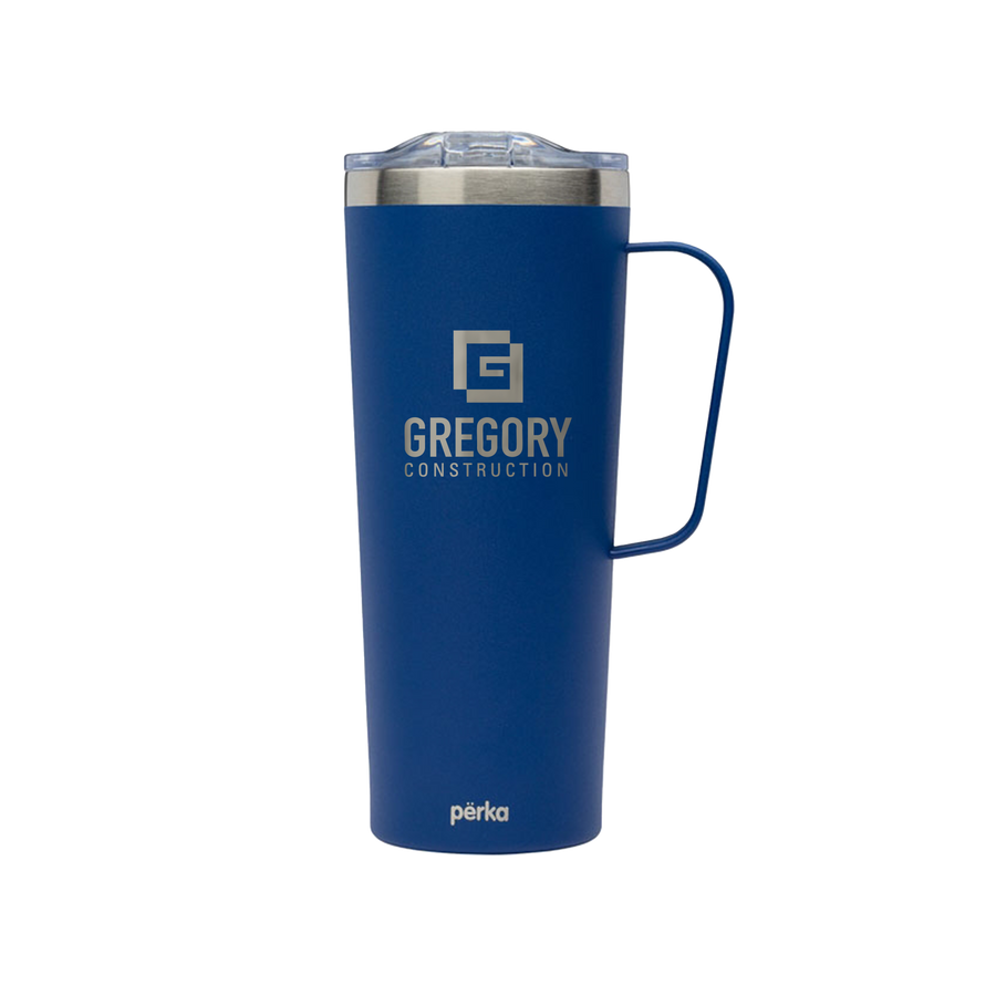Gregory Construction - Perka Winston 28 oz. Double Wall, Stainless Steel Travel Mug