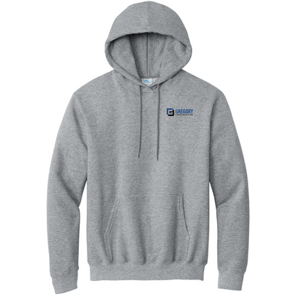 Gregory Construction - Port & Co Tall Essential Fleece Pullover Hooded Sweatshirt