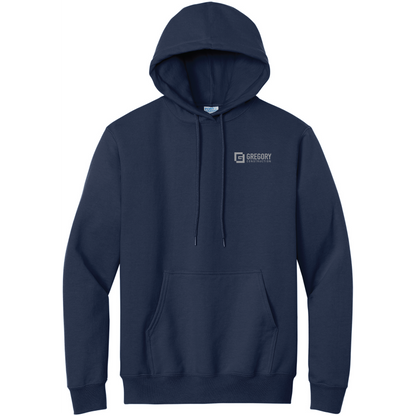 Gregory Construction - Port & Co Tall Essential Fleece Pullover Hooded Sweatshirt