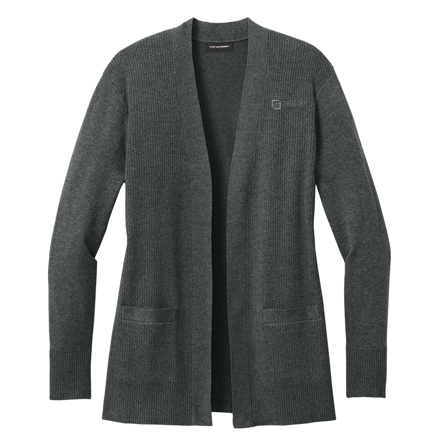 Gregory Construction - Port Authority Women's Easy Care Open-Front Cardigan Sweater