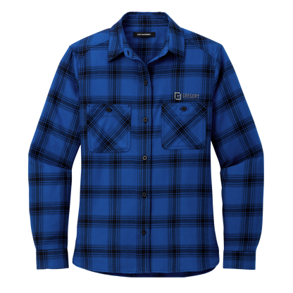 Gregory Construction - Port Authority Women's Plaid Flannel Shirt