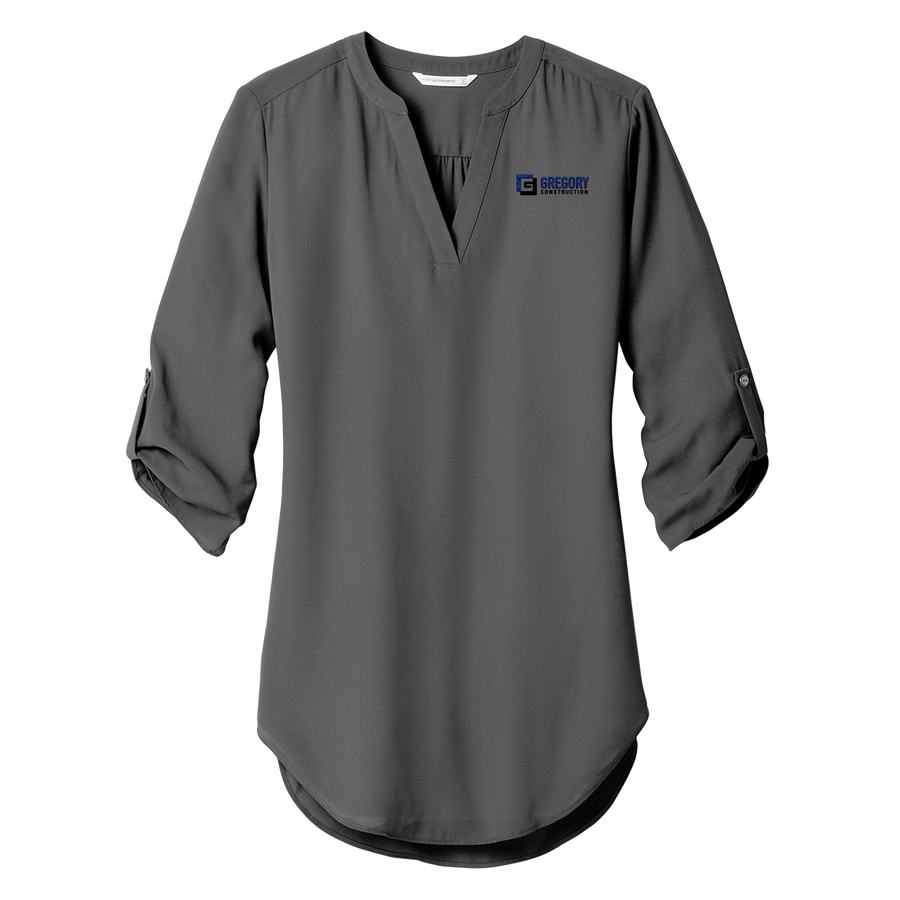Gregory Construction - Port Authority Women's 3/4-Sleeve Tunic Blouse