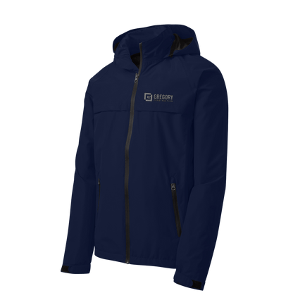 Gregory Construction - Tall Torrent Waterproof Jacket in navy, featuring breathable fabric and moisture-wicking technology.