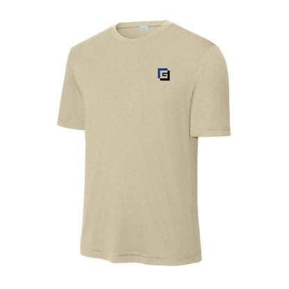 Gregory Construction - Tall PosiCharge Competitor Tee in beige, lightweight and breathable fabric.