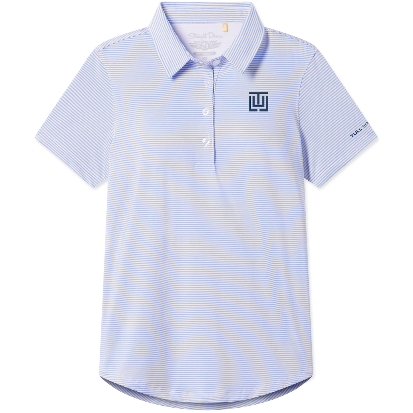 Tull Brothers - Women's Straight Down Charlotte Stripe Polo